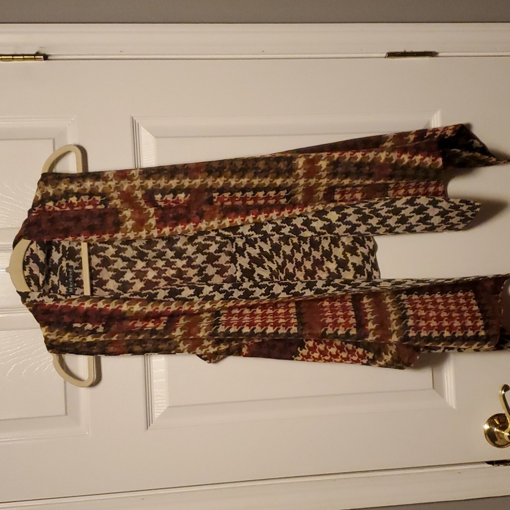Mechant Cascading Houndstooth Vest